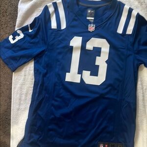 Blue NFL Jersey with White Number 13